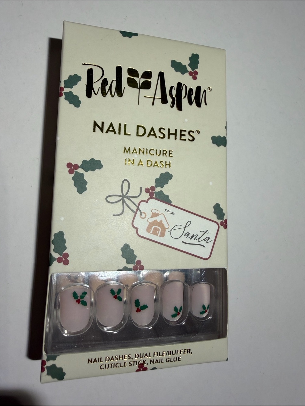 Holiday Nail Dashes - Manicure In A Dash